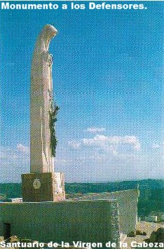 Monumento a los Defensores del Santuario de Santa María de la Cabeza. Andújar(Jaén).